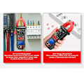 Miniatyrbild 3 av 4: Digital Tångmätare 4000 Räkningar Hög Noggrannhet Multimeter LCD-Skärm AC DC Tångström Mätare
