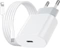 iPhone Hurtiglader USB-C PD 3.0. 20W Strømadapter + Kabel