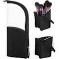 Miniatyrbillede 1 af 5: Makeup Børste Rejse Organizer Taske Kunstner Opbevaring Taske Stand-up Foldbar Makeup Kop (Sort)