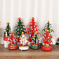 Miniatyrbillede 2 af 2: Klassisk Musikboks Træ Opvindsdesign Juletræ Med Vedhæng Miniature Håndlavet Musikboks Til Fødselsdag Valentinsgave C