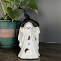 Miniatyrbillede 2 af 5: Halloween Spøgelsesstatue Halloween Ornament Halloween Lysende Spøgelse Halloween Lysende Spøgelse Resin Spøgelsesskulptur Resin