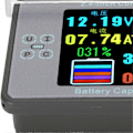 Miniatyrbilde 3 av 4: Batterikapasitet Coulomb Meter Bluetooth Spenning Strøm Temp Monitor 120V 50A med 3 meter Forlengelse