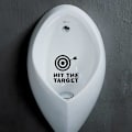 Pikkukuva 3 / 5: WC-istuimen tarra taidetarra Osu kohteeseen
