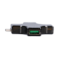 Miniatyrbillede 4 af 4: USB Strømtester PD Batterikapacitetsmåler Digital Skærm Multimeter Strøm Spændingsdetektor Ikke Blu