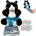 Miniatyrbillede 1 af 5: Katte Dukke Bryder, Katte Hånddukker Plysdyr, med Kraftig Polstring for Sikker Interaktiv Leg, til Kedsomhedsbekæmpende Træning og Motion 2PCS
