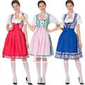 Pikkukuva 4 / 5: 2023 Uusi Oktoberfest-asu naisille Saksalainen Dirndl-mekko Pukuklänning Baijerilainen karnevaalijuhla