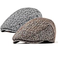 Miniatyrbild 1 av 5: Justerbar solhatt för män (kaffe + ljusgrå) 2-pack LJUSGRÅ