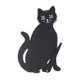 Kattskrämma / Plåtkatt 30cm med reflekterande ögon