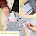 Miniatyrbillede 4 af 5: 12 stk. To Do List Sticky Notes, 13x8 cm, 600 ark, Assorterede farver, Linjeret, Planlægger, Daglig note