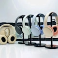 Miniatyrbilde 8 av 10: Trådløse Bluetooth-ørepropper, 10 timers spilletid HiFi Stereo-hodetelefoner, sammenleggbare smarte støydempende justerbare øretelefoner mörkgrå