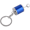 Miniatyrbillede 3 af 5: Bil Gearstang Nøglering, Auto Gearstang Model Nøglering Gearformet Metal (10,3 x 4,1 x 2 cm) (Sort) Blue