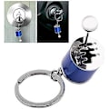 Miniatyrbillede 4 af 5: Bil Gearstang Nøglering, Auto Gearstang Model Nøglering Gearformet Metal (10,3 x 4,1 x 2 cm) (Sort) Blue