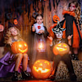 Pikkukuva 5 / 5: Halloween Pitsi Noitahattu Panta Juhlatarvikkeet 2 kpl (Punainen)