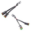 Miniatyrbillede 5 af 5: Y-type Deutsch DT DTP 2-pin stikadapter til LED-arbejdslamper eftermontering ledningsnet