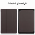 Miniatyrbilde 6 av 7: Telefondeksel Kompatibel Med Huawei MediaPad M5 Lite 10, Business Slim Tri-Fold Folding Stand Folio Cover Pen Holder-Svart
