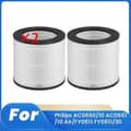 Miniatyrbilde 1 av 5: 2 Philips luftrenserfilter AC0650 FY0611 HEPA erstatningsfilter