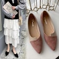 Miniatyrbilde 5 av 5: Uformelle damesko, flate sko med spiss tå, ballettkomfort, myke slip-on sko for daglig bruk og shopping Black 39