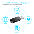 Miniatyrbillede 4 af 7: USB C Flashdrev 64GB Type C USB 3.0 USB-drev med nøglering 2 i 1 OTG Thumb Drive Memory Stick Swivel Jump Drive(Sølv)