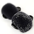 Miniatyrbillede 1 af 5: Sommer Pels Slippers Fluffy Søde Plys Damer Flip Flops Luksus Charmerende Sandaler Xnr153 39