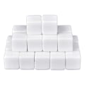 Miniatyrbilde 3 av 5: 16MM Hvite Akrylkuber Blank for ,Matematikk Telling Undervisning,Alfabet Tall Egendefinert Laging,48STK