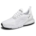Miniatyrbild 4 av 5: Casual Par Sneakers för Par - Halksäkra, Andningsbara Mesh-Löparskor för Sommar White 36