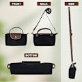 Miniatyrbillede 6 af 7: Dame Mode Colorblock Mini Crossbody Taske, Ensfarvet Firkantet Pung Med Justerbar Rem, Elegant Håndtaske Pung Gray