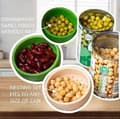 Miniatyrbild 4 av 5: 3-pack Stackable Strainers for Cans Mini Colander Set - Space-Saving Small Colanders and Strainers - Multifunctional Kitchen Utensils (3 Colors)