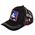 Miniatyrbilde 2 av 2: Baseballcaps i mesh med Mickey Mouse for menn, kvinner og unisex - Snapback sommer solskjerm D svart röd