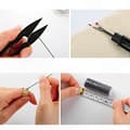 Miniatyrbillede 5 af 5: Bærbare sysæt Mini rejsesysæt DIY synålstrådsforsyninger til hjemmerejser Nødreparationer Multicolor