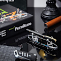 Miniatyrbillede 5 af 5: 2 Stk. Akryl Pen Holder Display Stand, Klar Makeup Børste Rack Organizer, Skrivebord Blyant Tryllestav Holder Showcase, Pensel Tørrestativ
