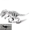 Miniatyrbilde 3 av 5: 1. Jurassic Store Stor Størrelse Dinosaur Byggesteiner T-rex Quetzalcoatlus Spinosaurus Actionfigurer Barn Leker Carnotaurus brun