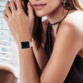 Miniatyrbild 7 av 7: Kompatibelt Apple Watch-armband 38-40mm/42-44mm, rostfritt stål ringspänne metallarmband ersättning-42/44mm roséguld