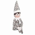 Miniatyrbillede 1 af 5: Jule Nyhed Plysdukke Legetøj Elver Dreng Pige Figur På Julegave Hylde -a11 Leopard Print Girl