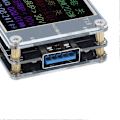 Miniatyrbild 2 av 4: USB-strömmätare, ström- och spänningsmonitor, voltmeter, amperemeter, laddare, effekttestare, PD-batterikapacitet M
