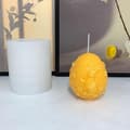 Miniatyrbilde 3 av 5: Silikon påskeform, 3D påskehare egg lysform preget mønster påskeegg hare silikonform håndlaget silikonform lysform såpeform