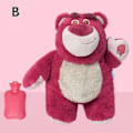 Pikkukuva 1 / 5: Kuumavesipullo Pehmeä Talvi Plussinen Lämmin Käsilaukku Koti Veden Täyttö Lahjat Ominaisuus Strawberry Bear