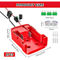 Miniatyrbillede 2 af 7: 2 stk. strømhjulsadapter til Milwaukee 18 V batteri, batteriadapter, Dock Power Connector 14 AWG med sikring og kontakt