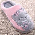 Miniatyrbillede 4 af 5: Dame Komfort Koral Fleece Hjemmesko Fuzzy Plysforing Slip-on Hjemmesko til Indendørs & Udendørs Brug Skin Red L All Inclusive
