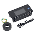 Miniatyrbilde 1 av 4: AC Voltmeter Amperemeter AC50‑300V 0‑100A Temperatur Effekt LCD HD Display Multimeter med CT