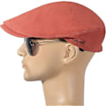 Miniatyrbilde 5 av 5: Summer Ivy Peaked Caps Ballongcaps Bomulls Flat Cap for Mengreen orange