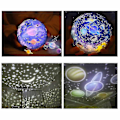 Miniatyrbillede 2 af 3: LED Natlampe Stjerneklar Himmel Magisk Stjerne Måne Planet Projektor