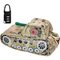 Miniatyrbillede 3 af 5: Blyantsæske Camouflage Pen Taske Med Kode Lås Lynlås Børn Stor Kapacitet 3d