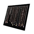 Miniatyrbild 2 av 5: 17 Krokar Halsband Display Stativ Sammet Halsband Stativ Display Stativ