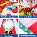 Miniatyrbild 4 av 5: 1 st festlig 4 juli sandbag toss spel banner - färgglad självständighetsdag fest dekoration utomhus cirkus-tema födelsedag prop hållbar hemfest banner för patriotiska firanden