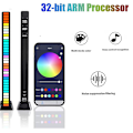 Miniatyrbillede 5 af 5: 32 RGB LED Bil Lydsstyring Lys Stemmeaktiveret Pickup Musik Rytmelampe, Batteridrevet, Sort