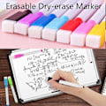 Miniatyrbillede 2 af 5: Whiteboard-tuscher - 8 farver magnetiske whiteboard-tuscher og viskelædersæt - Fine spids tør slet whiteboard-marker tuscher til glatte overflader
