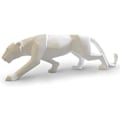 Miniatyrbild 1 av 5: Panther-Skulptur Modern Leopardstaty Geometrisk Djur Resin Ornament Dekoration för Hem Sovrum Bibliotek