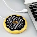 Miniatyrbilde 4 av 5: USB-koppvarmer med indikatorlys og bryter, USB-koppvarmer for kontor Niuniu (gul)