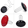 Miniatyrbillede 4 af 4: Vertikal Kyllingeholder Rustfrit Stål Non-stick Kyllingeholder Kyllingerist