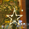 Miniatyrbild 1 av 4: Juldekorationer för Hem LED Gardinlampa Blinkande Fe-Girlang Suglampa Natal Navidad Juldekoration Nyår 2022 (Stjärna)